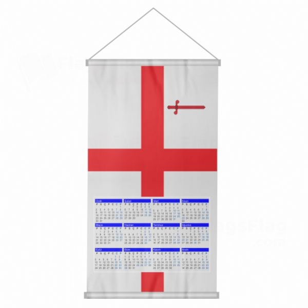 City Of London Woven Fabric Digital Printing Calendar