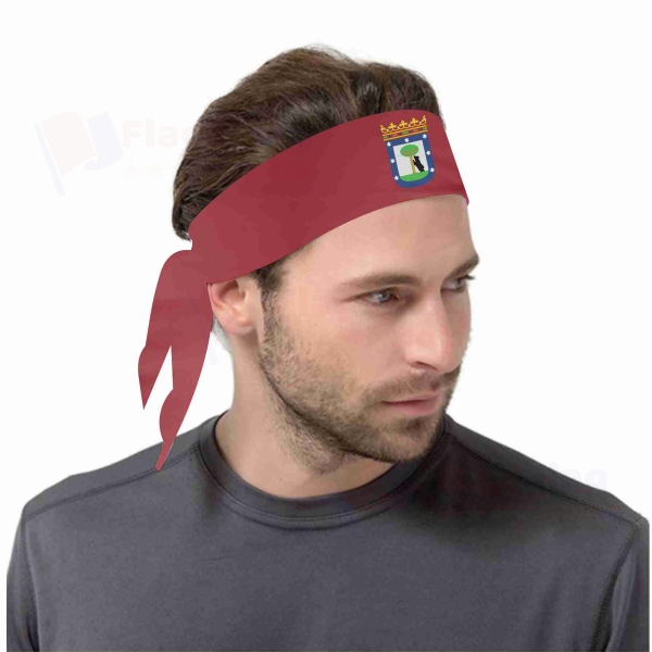City Of Madrid Digital Print Bandanas