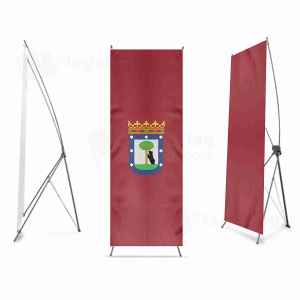City Of Madrid Digital Print X Banner