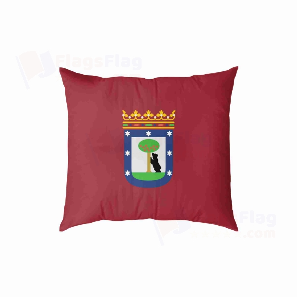 City Of Madrid Digital Printed Pillow Cover