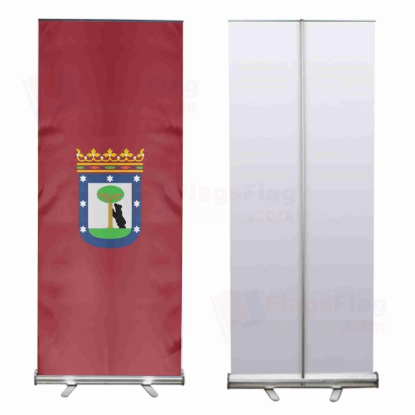 City Of Madrid Roll Up Banner