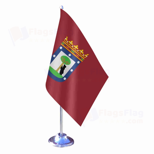 City Of Madrid Single Table Flag