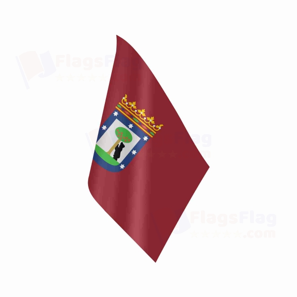 City Of Madrid Table Flag