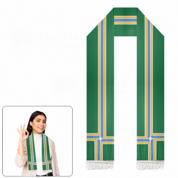 City Of Portland Scarf Digital Printing