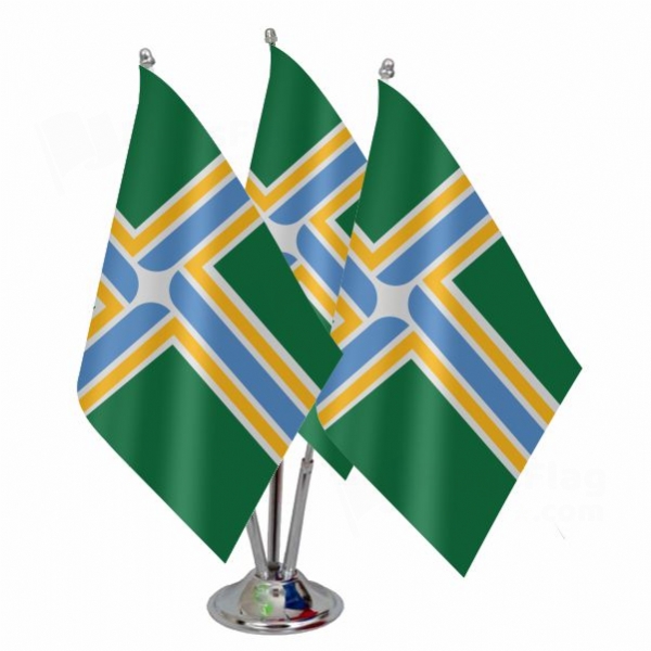 City Of Portland Triple Table Flag