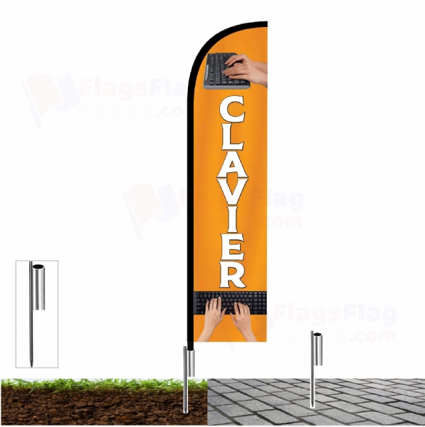Clavier Beach Flag