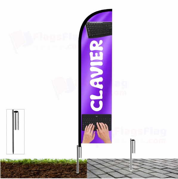 Clavier Pole Flags