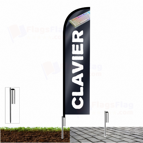 Clavier Shop Front Flags
