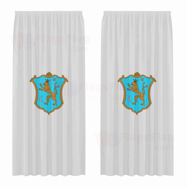 Coat of arms of Cumania Digital Printed Curtains