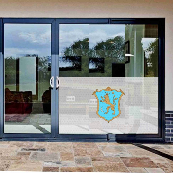 Coat of arms of Cumania Glass Film Coat of arms of Cumania One Way Vision Printing