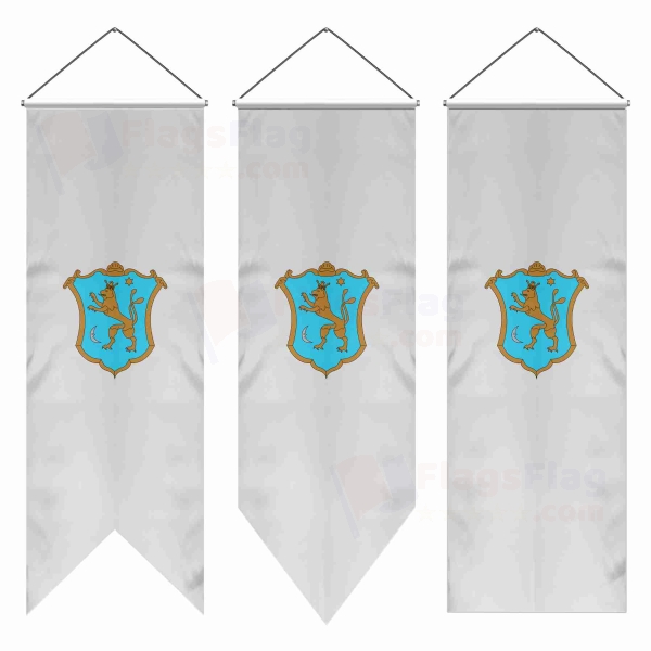 Coat of arms of Cumania Swallowtail Flags