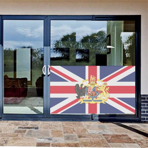 Coat Of Arms Of England Glass Film Coat Of Arms Of England One Way Vision Printing