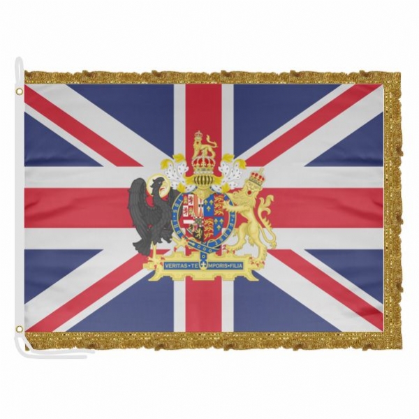 Coat Of Arms Of England Satin Office Flag