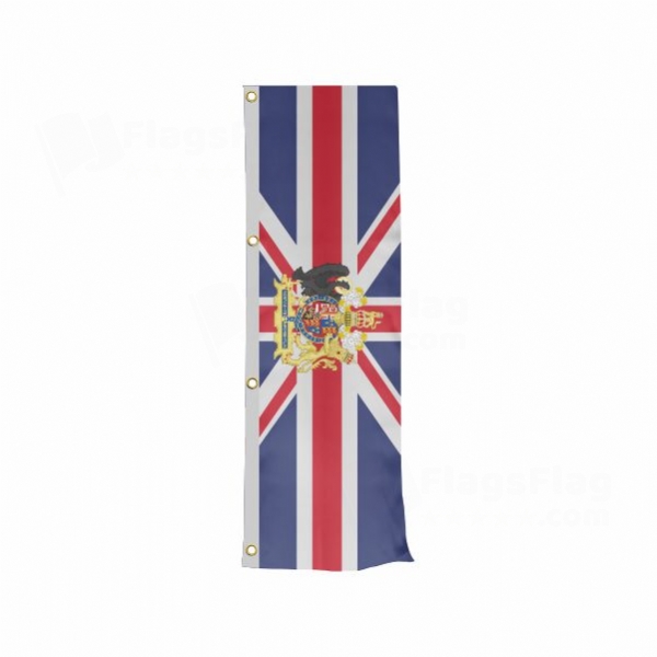 Coat Of Arms Of England Vertically Raised Flags