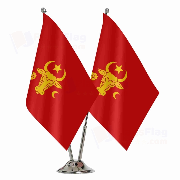 Coat Of Arms Of Moldavia 2 Table Flags