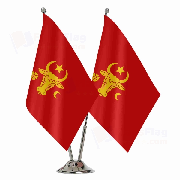 Coat Of Arms Of Moldavia Binary Table Flag