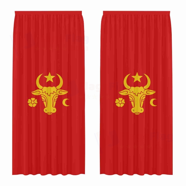 Coat Of Arms Of Moldavia Digital Printed Curtains