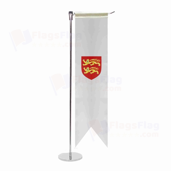 Coat Of Arms Of Normandy L Table Flag