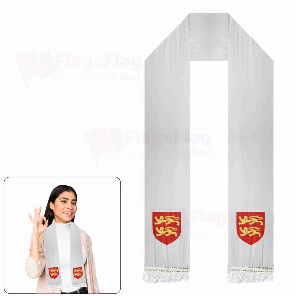 Coat Of Arms Of Normandy Scarf Digital Printing