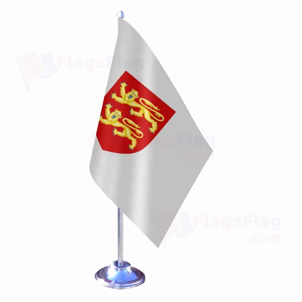 Coat Of Arms Of Normandy Single Table Flag