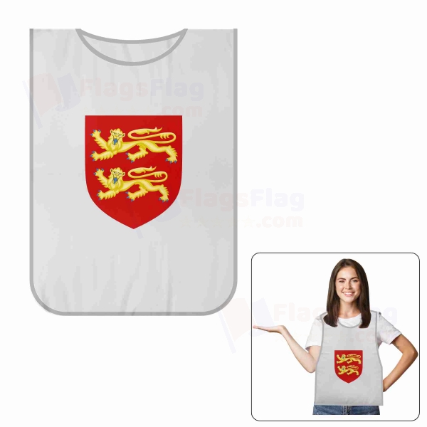 Coat Of Arms Of Normandy Single Use Strike Apron