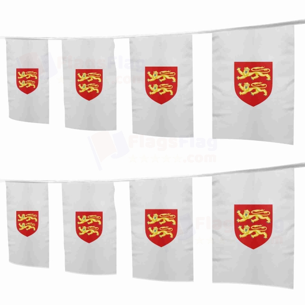 Coat Of Arms Of Normandy Square String Flags