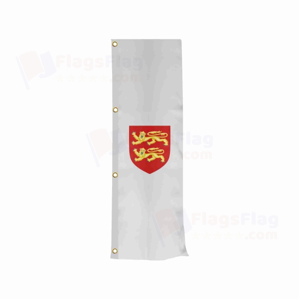 Coat Of Arms Of Normandy Vertically Raised Flags