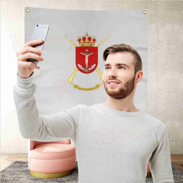 Coat Of Arms Of The 4th Spanish Legion Cristo De Lepanto Background Selfie Shooting Landscapes