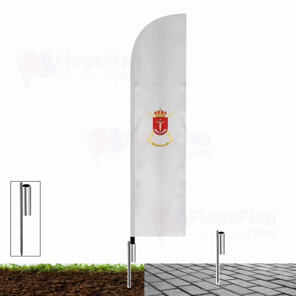 Coat Of Arms Of The 4th Spanish Legion Cristo De Lepanto Beach Flags Coat Of Arms Of The 4th Spanish Legion Cristo De Lepanto Sailing Flags