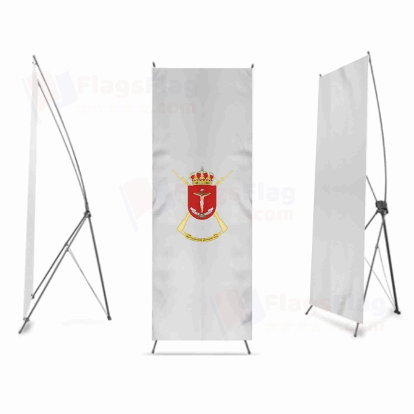 Coat Of Arms Of The 4th Spanish Legion Cristo De Lepanto Digital Print X Banner