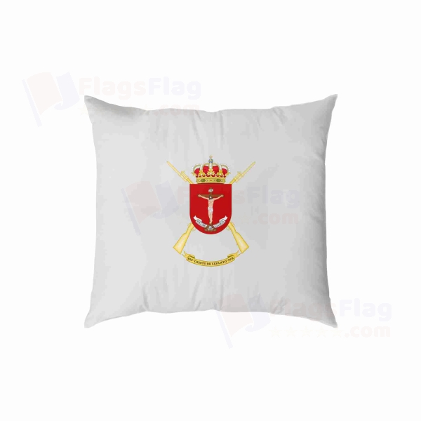 Coat Of Arms Of The 4th Spanish Legion Cristo De Lepanto Digital Printed Pillow Cover