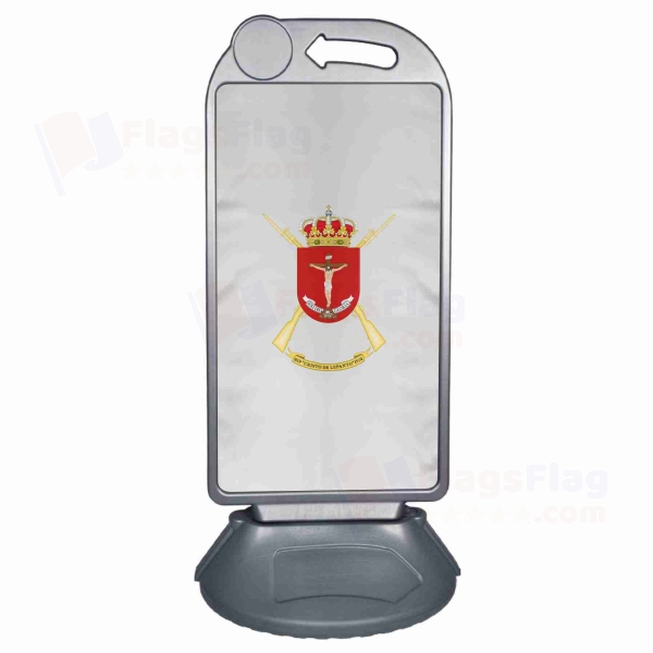 Coat Of Arms Of The 4th Spanish Legion Cristo De Lepanto Large Plastic Parking Barge