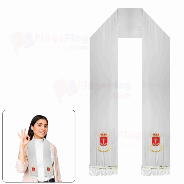 Coat Of Arms Of The 4th Spanish Legion Cristo De Lepanto Scarf Digital Printing