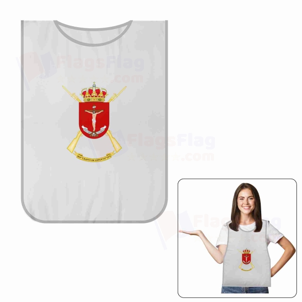 Coat Of Arms Of The 4th Spanish Legion Cristo De Lepanto Single Use Strike Apron