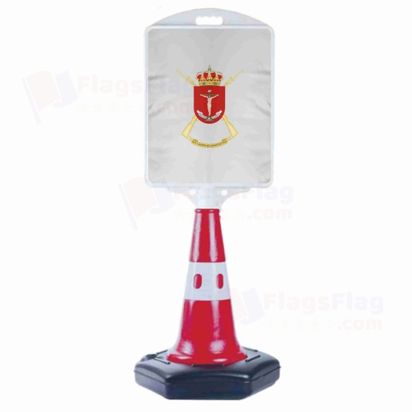 Coat Of Arms Of The 4th Spanish Legion Cristo De Lepanto Small Size Road Bollard