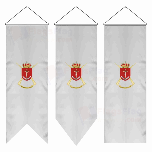 Coat Of Arms Of The 4th Spanish Legion Cristo De Lepanto Swallowtail Flags