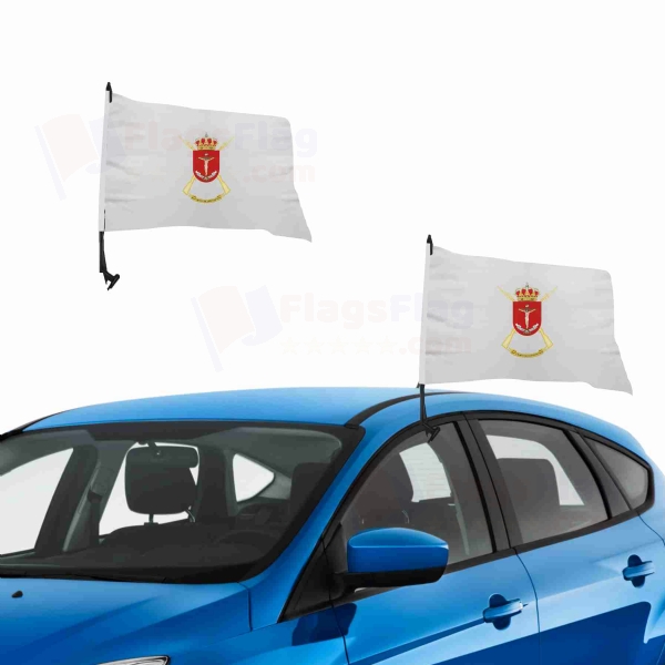 Coat Of Arms Of The 4th Spanish Legion Cristo De Lepanto Vehicle Convoy Flag