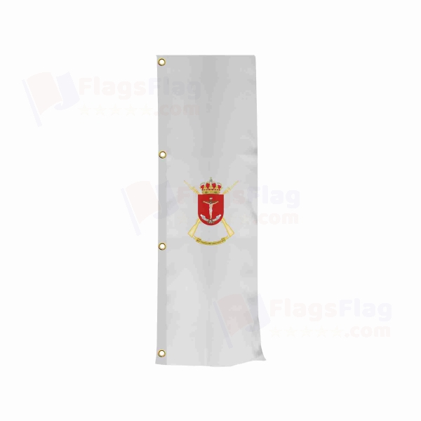 Coat Of Arms Of The 4th Spanish Legion Cristo De Lepanto Vertically Raised Flags