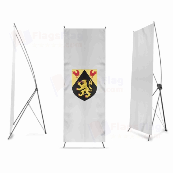 Coat Of Arms Of Walloon Brabant Digital Print X Banner