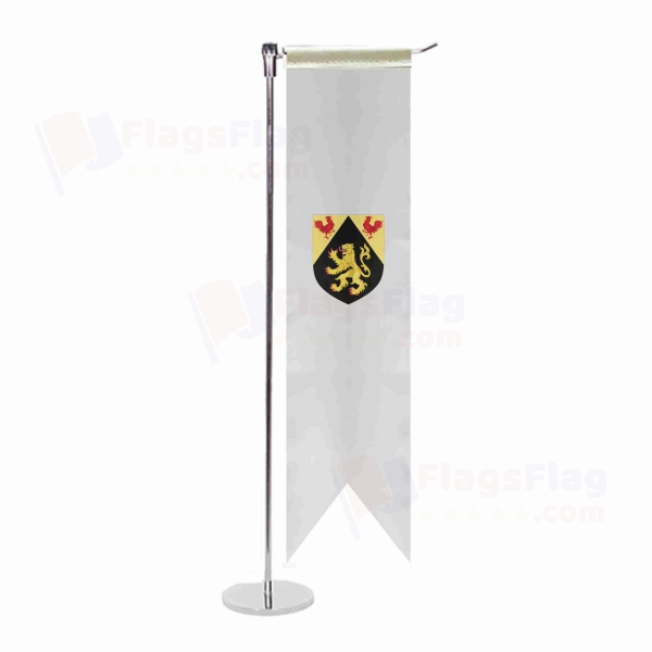Coat Of Arms Of Walloon Brabant L Table Flag
