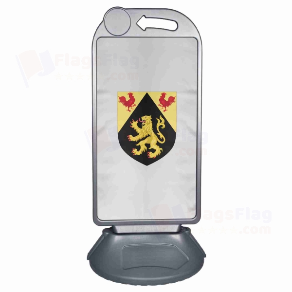 Coat Of Arms Of Walloon Brabant Large Plastic Parking Barge