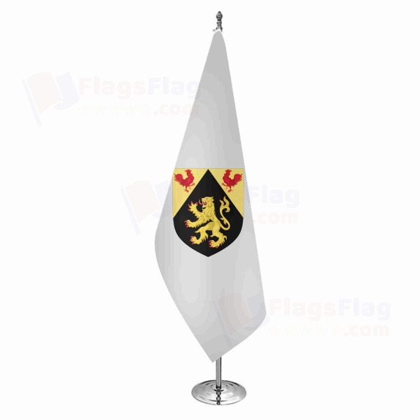 Coat Of Arms Of Walloon Brabant Office Flag Coat Of Arms Of Walloon Brabant Office Flags