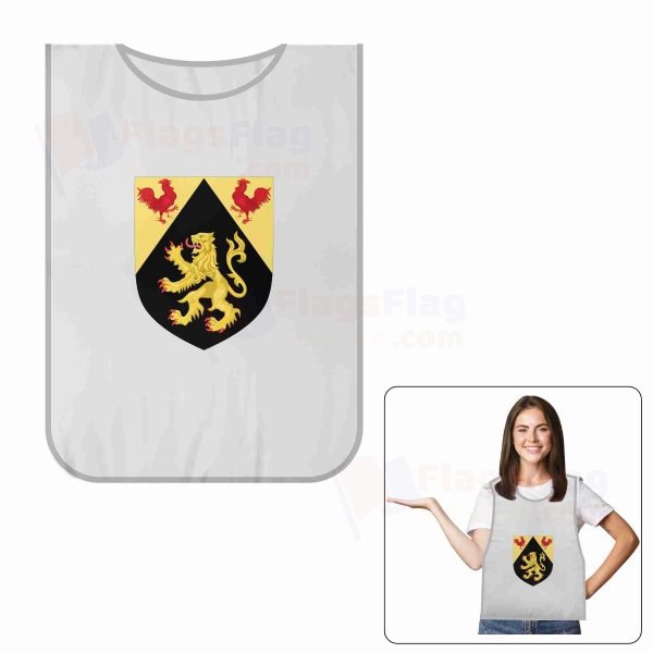 Coat Of Arms Of Walloon Brabant Single Use Strike Apron