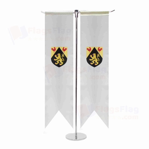 Coat Of Arms Of Walloon Brabant T Table Flag