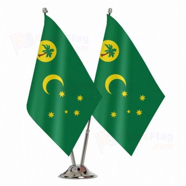 Cocos Keeling Islands Binary Table Flag