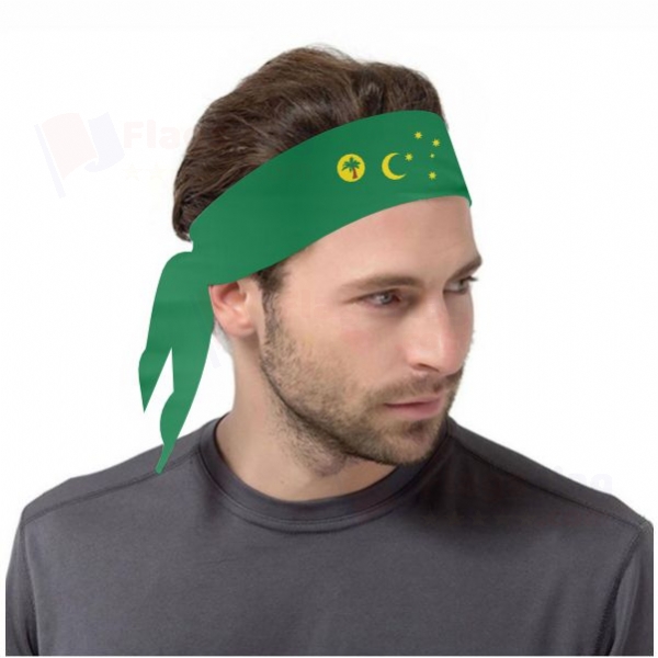 Cocos Keeling Islands Digital Print Bandanas