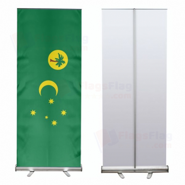 Cocos Keeling Islands Roll Up Banner