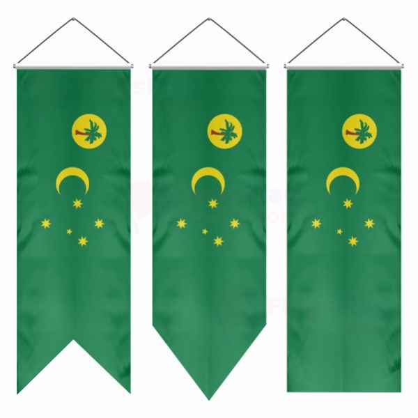 Cocos Keeling Islands Swallowtail Flags