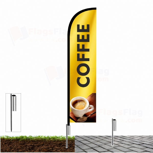 Coffee Sail Flag