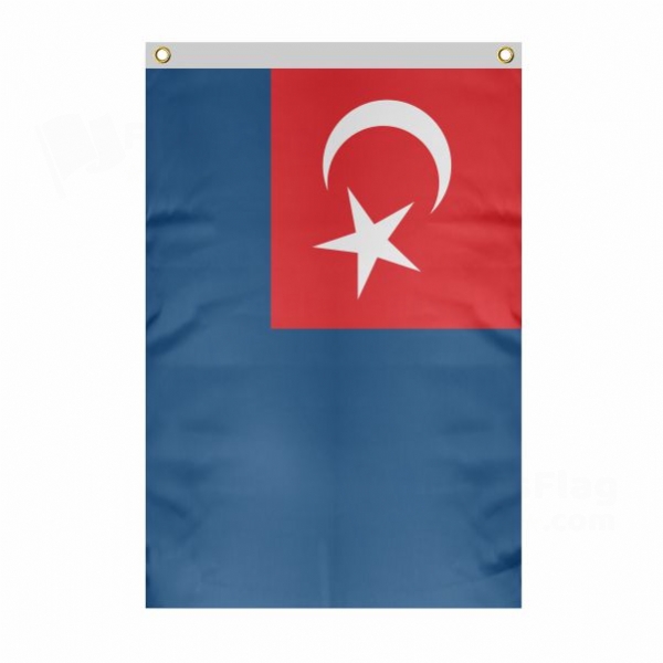 Cohar Large Size Flag Hanging on Building